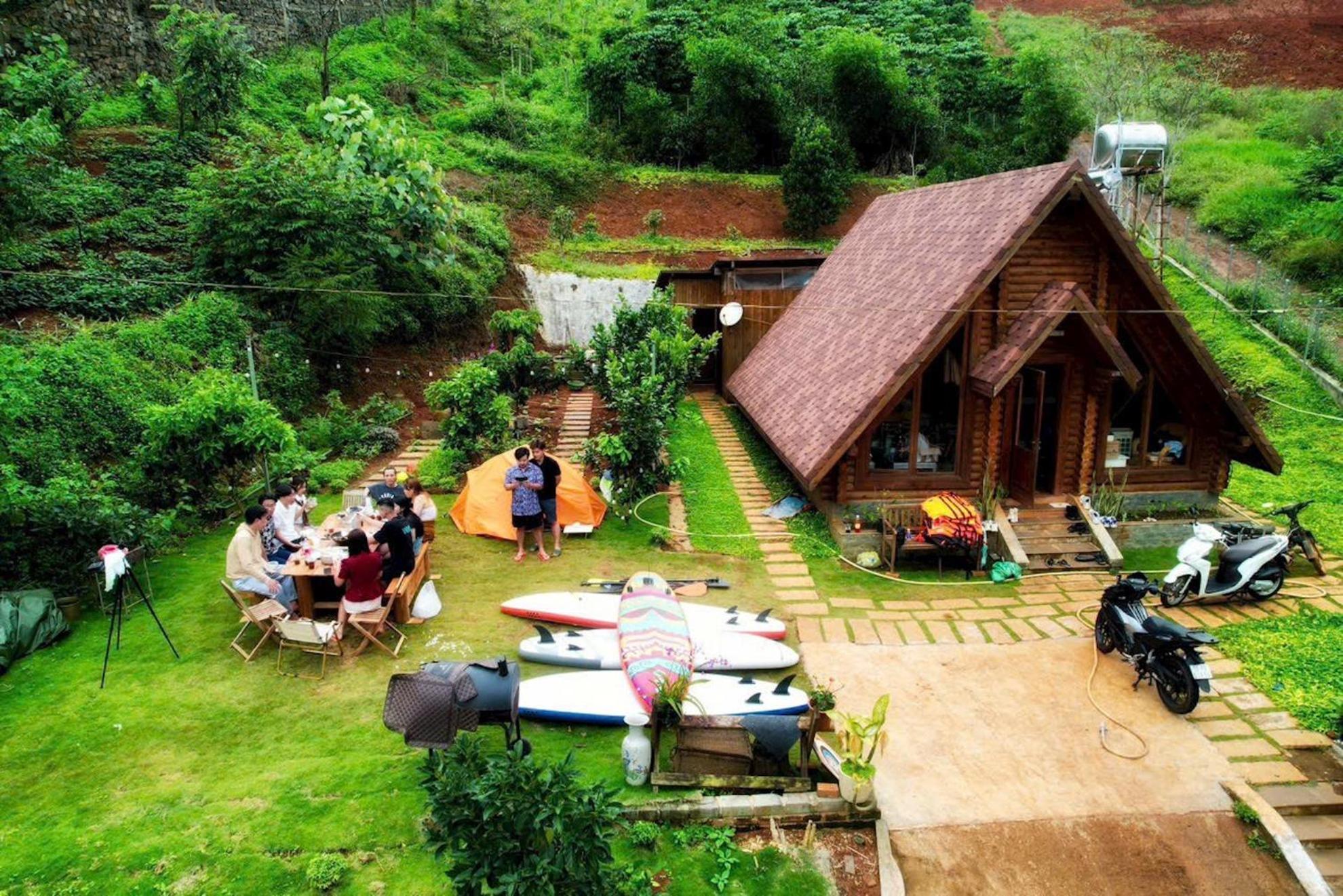 Nha Bao La - Ho Dak Long Thuong Hotel Bảo Lộc Ngoại thất bức ảnh